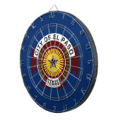 エルパソ市国旗(テキサス州) ダーツボード (正面右)