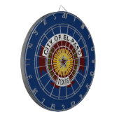 エルパソ市国旗(テキサス州) ダーツボード (正面左)