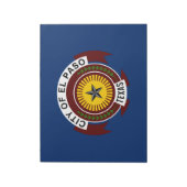 エルパソ市国旗(テキサス州) ノートパッド (回転)