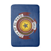 エルパソ市旗テキサス州バスルーム バスマット (正面縦)