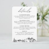 エルパソ結婚の垂直詳細 エンクロージャーカード (スタンド正面)