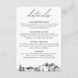 エルパソ結婚の垂直詳細 エンクロージャーカード