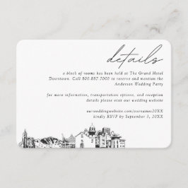 エルパソ結婚ズホテルルームブロック詳細 エンクロージャーカード