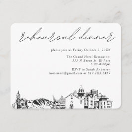 エルパソ結婚リハエレガントーサルディナー エンクロージャーカード