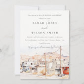 エルパソ テキサスシティ スケープ ウェディング アニバーサリー 招待状 (正面)