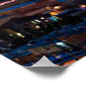 エルパソ、テキサス州アットナイト ポスター (角)