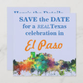 エルパソ、テキサス州スカイラインSP - 招待状 (正面/裏面)