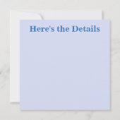 エルパソ、テキサス州スカイラインSP - 招待状 (裏面)