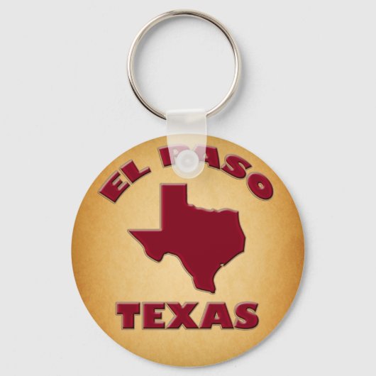 エルパソ，テキサス州 キーホルダー (正面)