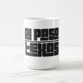 エルパソ - テキサス州 コーヒーマグカップ (中央)