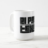エルパソ - テキサス州 コーヒーマグカップ (正面左)