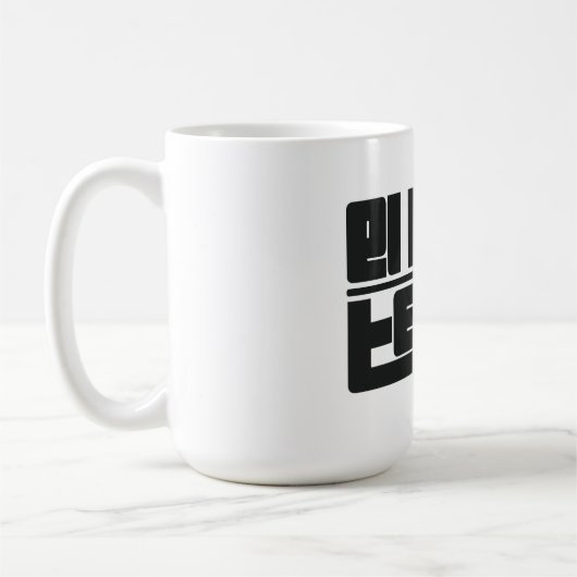 エルパソ - テキサス州 コーヒーマグカップ (左)