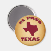 エルパソ，テキサス州 マグネット (正面/裏面)