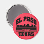 エルパソ，テキサス州 マグネット (正面/裏面)