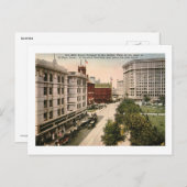 エルパソ,ミルズ・セント,テキサス州ヴィンテージ ポストカード (正面/裏面)