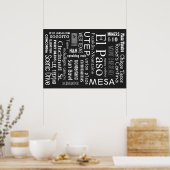 エルパソTXランドマーク ポスター (キッチン)