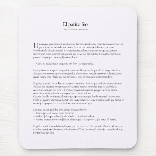 エルパティトフェオ マウスパッド (正面)