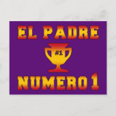 エルパドレヌメロ1 #1父スペインのの日のパパ ポストカード (正面)