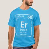 エルビウム要素(白) Tシャツ (正面)