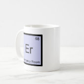 エルビウム - 救急処置室 化学元素記号Tシャツ コーヒーマグカップ (正面左)