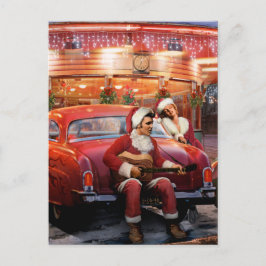 エルビスとマリリンのクリスマス シーズンポストカード