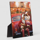 エルビスとマリリンのクリスマス フォトプラーク (側面)