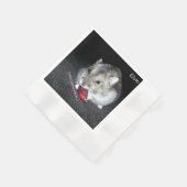 エルビスと桑 縁ありカクテルナプキン (角)