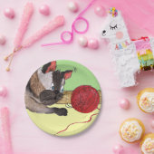 エルビスレッドヤーン紙プレート ペーパープレート (パーティー)