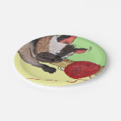 エルビスレッドヤーン紙プレート ペーパープレート (アングル)