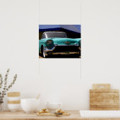 エルビス・プレスリーのグリーンキャデラックへのコンバーチブル ポスター (キッチン)