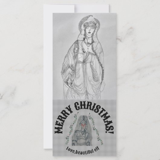 エルビッシュのクリスマスカード (正面)