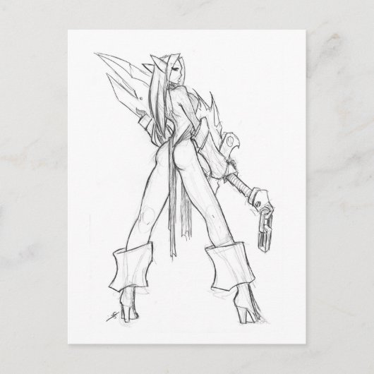 エルビッシュ刃 ポストカード (正面)