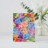 エルビル・イラクの地図 ポストカード (スタンド正面)