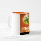 エルビル・イラク旅行のポスター ツートーンマグカップ (正面左)