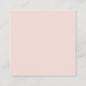 エルピンクフラワーエレガントなウェディングエンクロージャカード エンクロージャーカード (裏面)