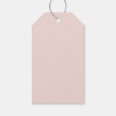 エルピンクフラワーエレガントな結婚式 ギフトタグ (裏面)