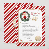 エルフからのウェルカムレター招待状 招待状 (正面/裏面)