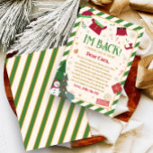 エルフからのクリスマス到着お手紙カード 招待状