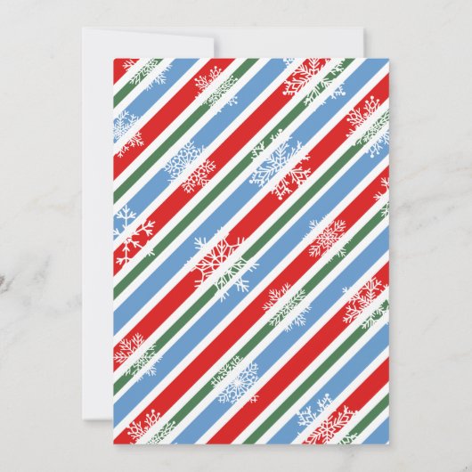 エルフからのクリスマス手紙少年カード 招待状 (裏面)