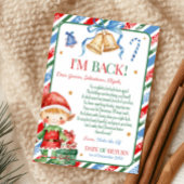 エルフからのクリスマス手紙少年用クリスマスカード 招待状