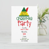 エルフでいっぱい ホリデークリスマスエルフパーティー 招待状 (スタンド正面)