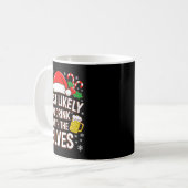 エルフと飲む可能性大のTシャツ 飲酒 コーヒーマグカップ (正面左)