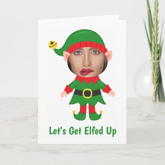 エルフになっちゃおう ユーモア写真 クリスマス (正面)
