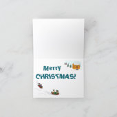 エルフのスクーター クリスマスカード サンキューカード (内部)