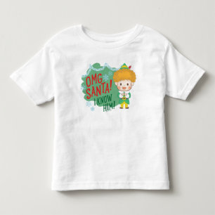 エルフのバディ えっ、サンタ!知ってる! トドラーTシャツ