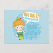 エルフのバディ、やったね!おめでとう! シーズンポストカード (正面)