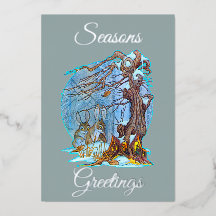 エルフのホール クリスマス ホリデー カード