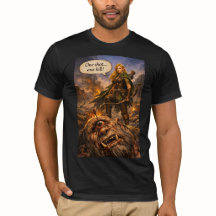エルフのレンジャー対サイクロプスTシャツ