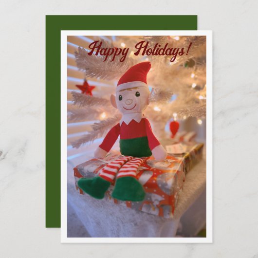 エルフの休日 シーズンカード (正面/裏面)