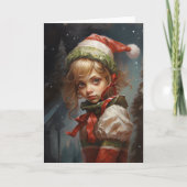 エルフの少女 カード (正面)